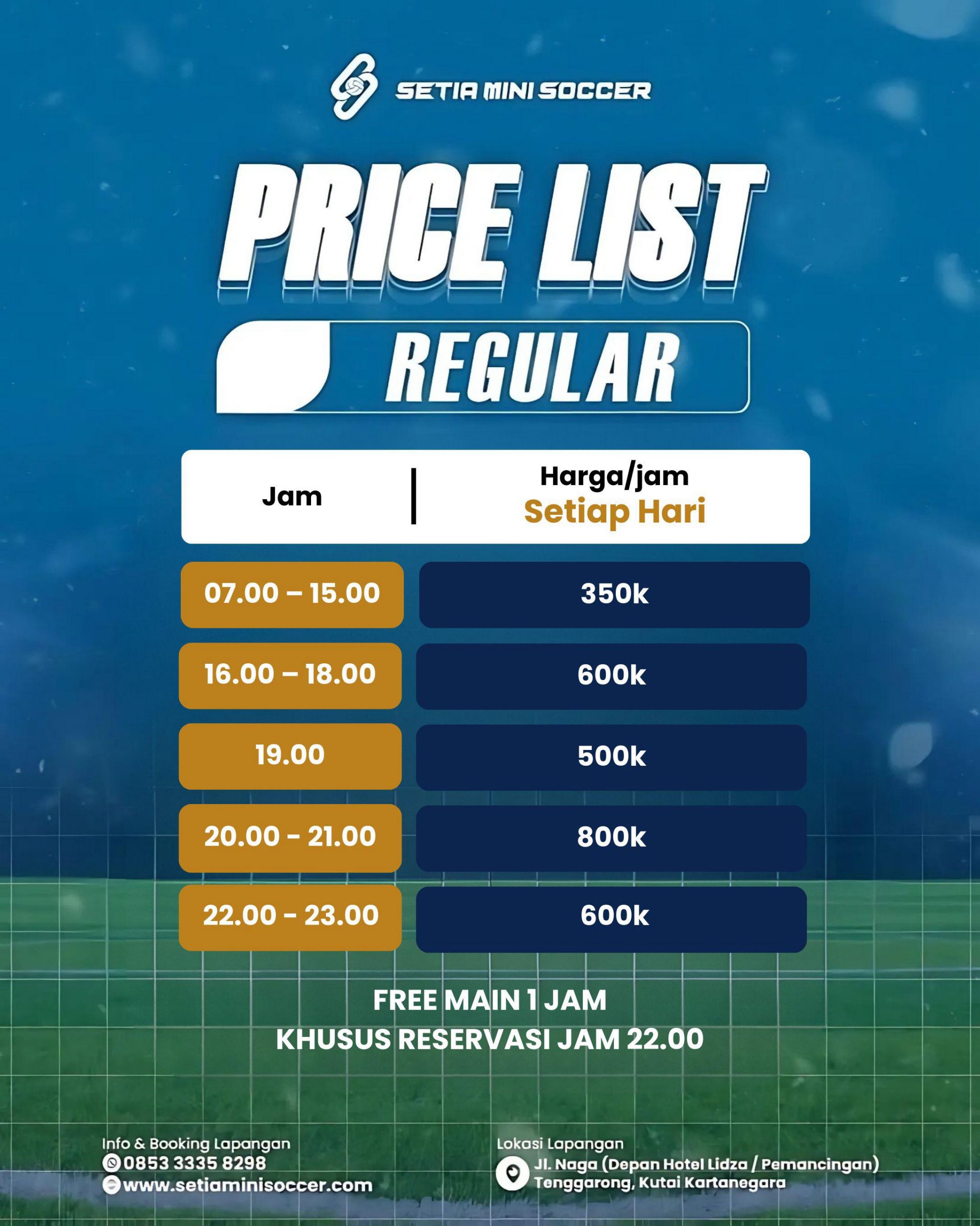 PRICELIST REGULER 2025